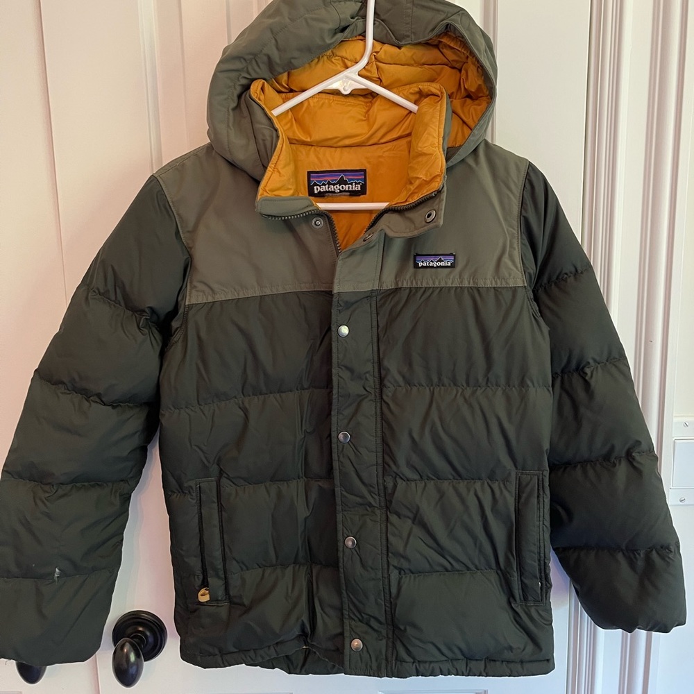 Patagonia Boys Puffer Coat Sz L (12)